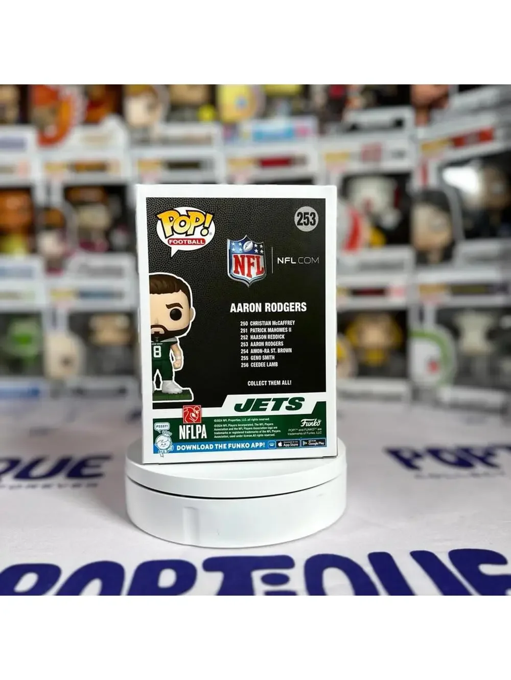 NFL New York Jets Aaron Rodgers Funko Pop! Vinyl Figure #253